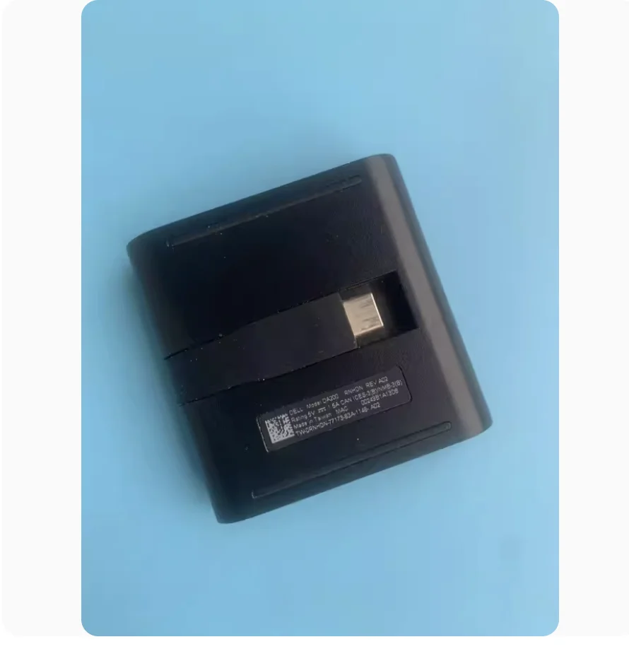 델 DA200 USB C타입 to HDMI, VGA, 이더넷, USB3.0 쿼드 컨버터, 0RNHDN, , 신제품 아님