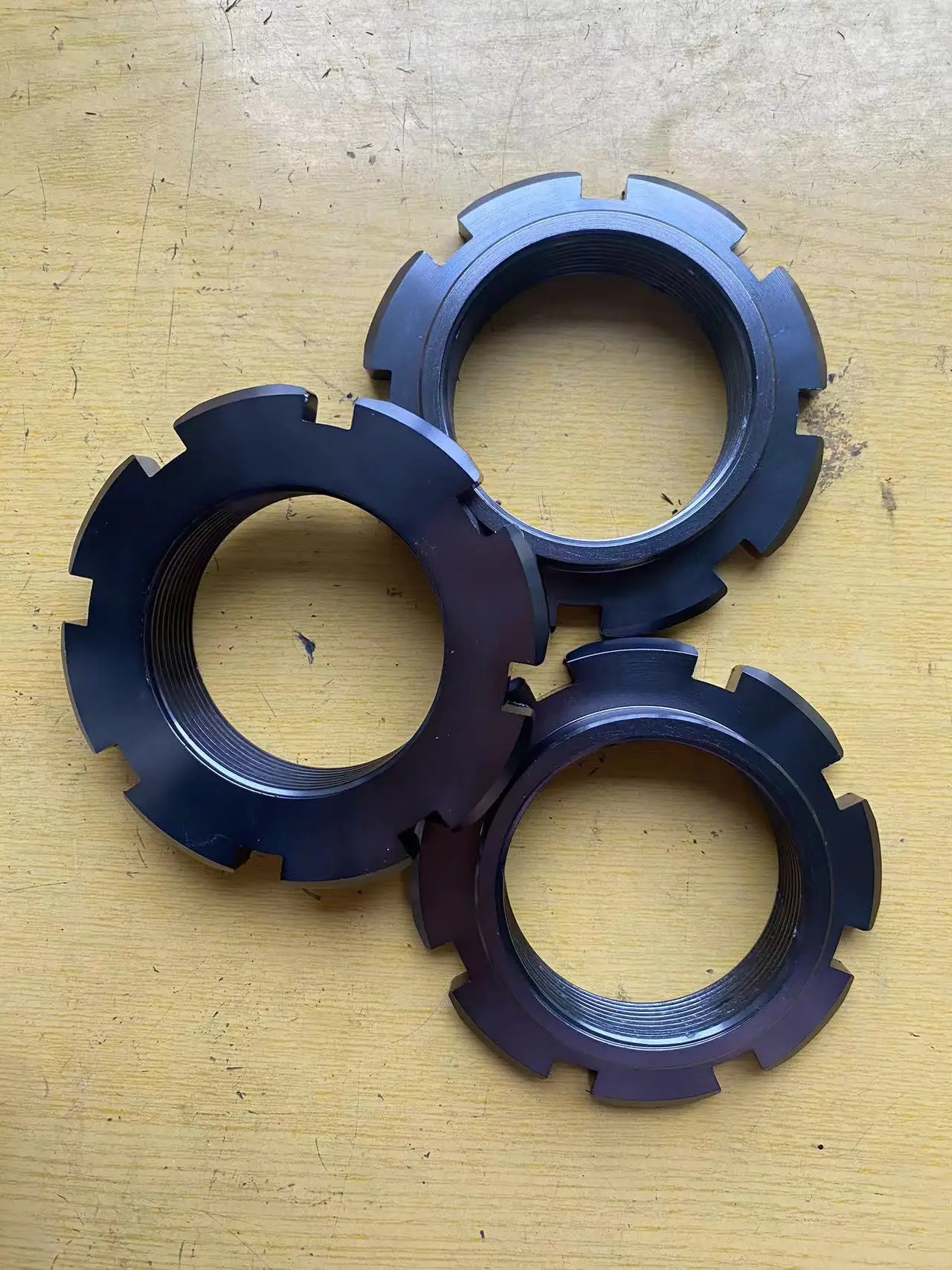 알루미늄 코일오버 스프링 시트 너트 1개, 크기 Tr52x2mm 참고 Tr 치아, 일부 HR 코일오버 예비 부품용