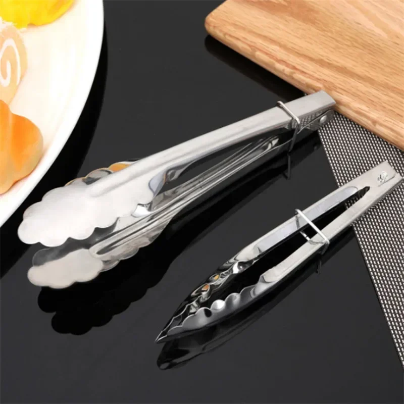 Meat Kitchen Food Tongs Barbecue Cooking Bbq Tools Clip Long Handle Utensils Hot Bread Jig Grill Clamp food tongs