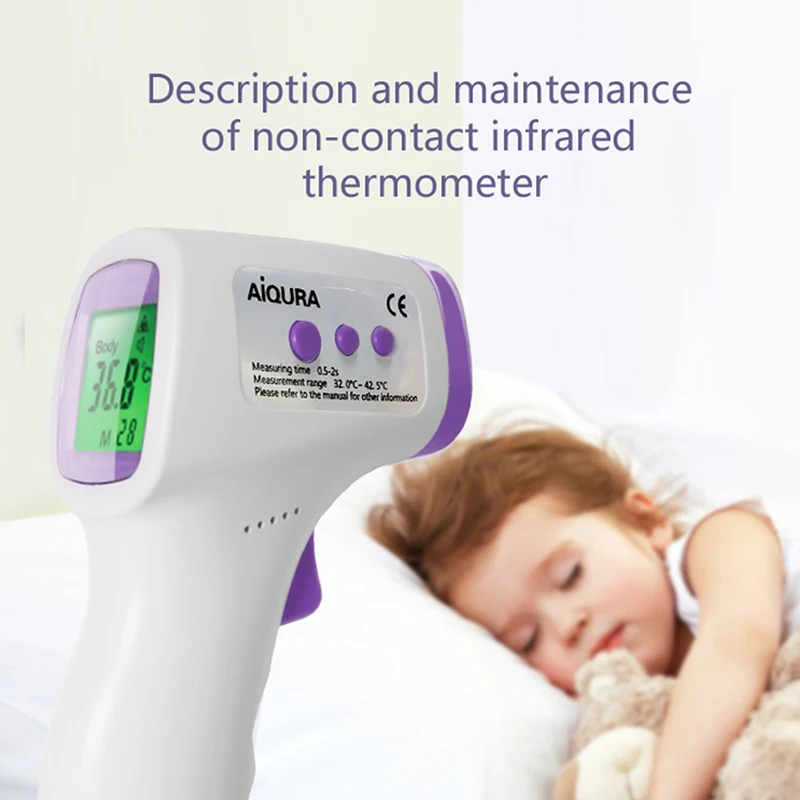 AJC digital fever thermometer Baby Fever thermometer medical equipment thermometer for baby medical infrared thermometer images - 6