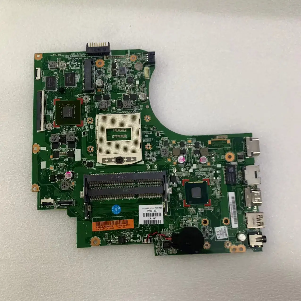 

756221-501 756221-001 для HP TouchSmart 15-D 15-D101TX 250 материнская плата для ноутбука 820M 2 Гб GPU