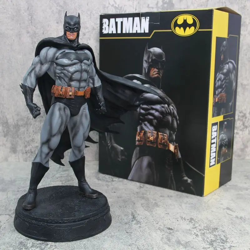 

New Dc Comics Dark Knight Batman Gk Action Figures Toy 38cm Large Justice League Standing Batman Figurines Model Ornaments Gifts