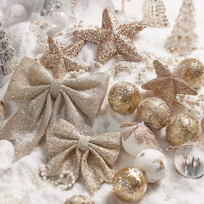 ChampagneChristmasTreeDecorationsBallsOrnamentsChristmas