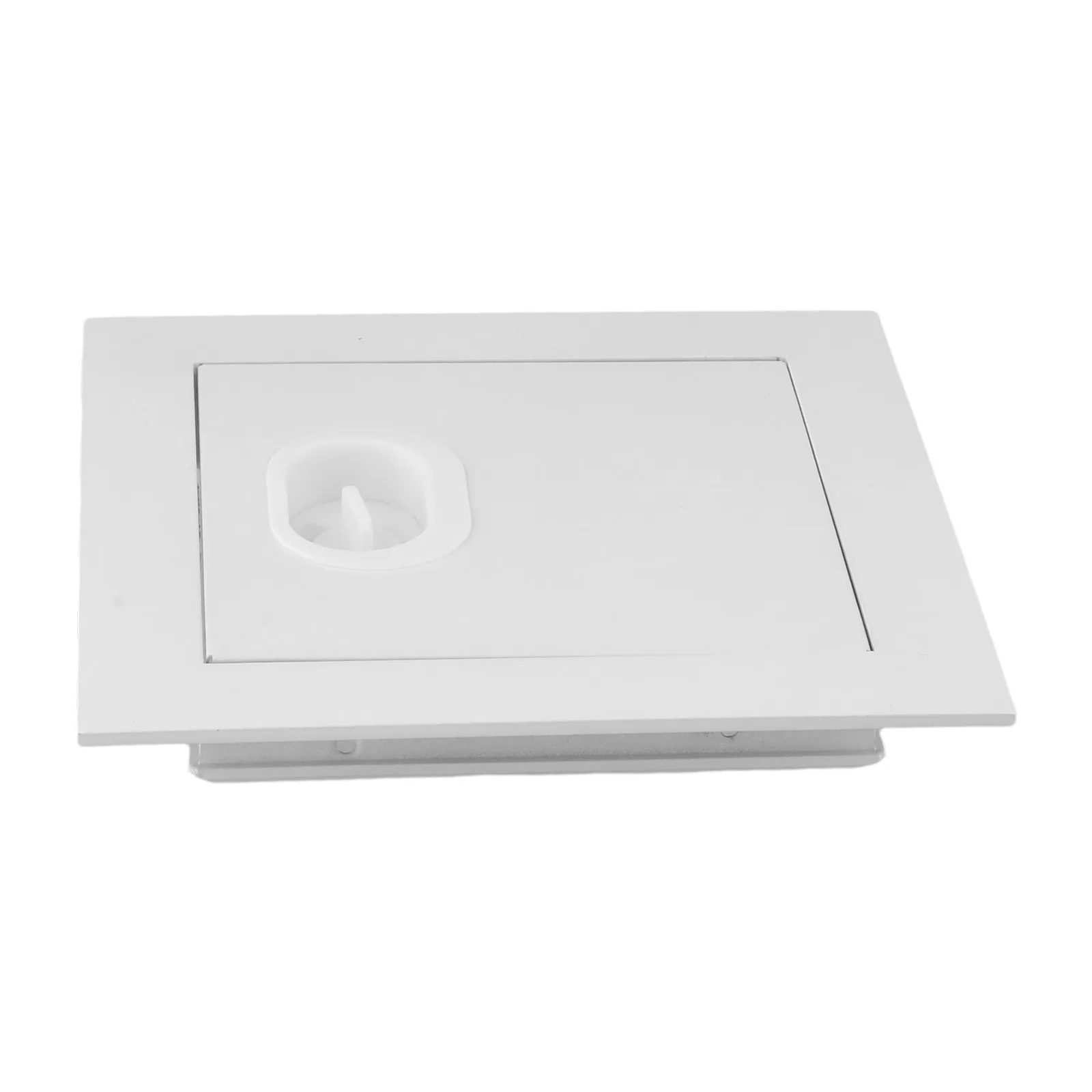 1pc Access Panel Inspection Port Galvanized Aluminum Alloy Access Doors Wall Ceiling White Hatch Cover With Rotary Switch access panel