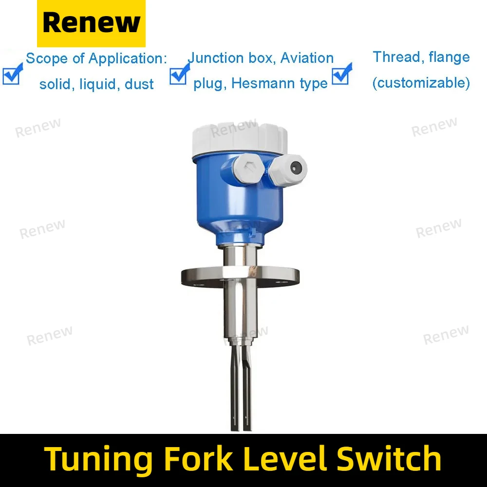 Stainless Steel 316l Sanitary Application Compact Vibration Fork Tuning Fork Water Level Switch With 1 Year Quality Warranty
