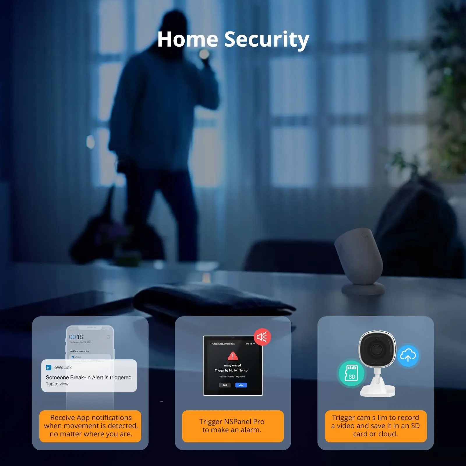 SONOFF SNZB-03P 1-10PCS Zigbee Motion Sensor Environment Light Detection Alert Notification eWeLink Smart Scene via Alexa Google