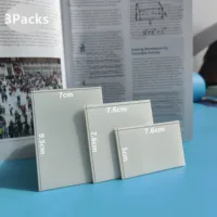 3Packs150Sheets Stickers  Transparent Sticky Notebook Pads Notepads Clear Bookmark Read Book Stationery School Supplie 2