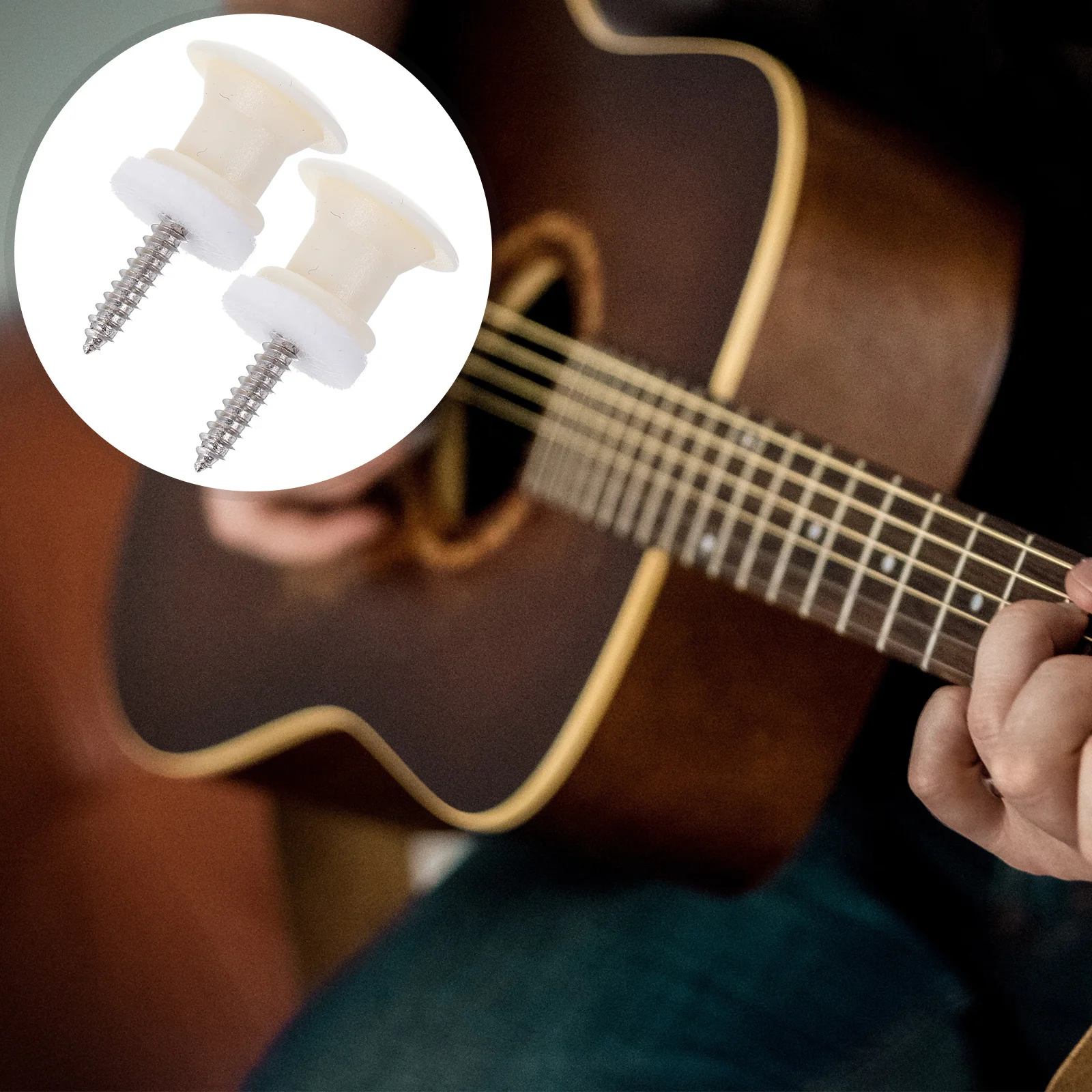 

Non-Slip Guitar Strap Lock Buttons Portable Guitar Strap Button Plastic Strap Lock For Guitar Musical Instrumental Parts