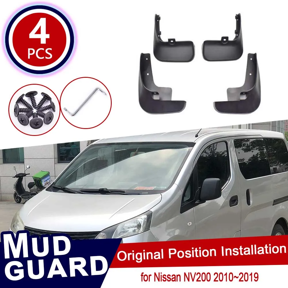 Per Nissan Nv200 2010 ~ 2019 Vanette Evalia Auto Mud Flaps Parafango Paraspruzzi Anteriore Ruota Posteriore Parafango Paraspruzzi Accessori Auto