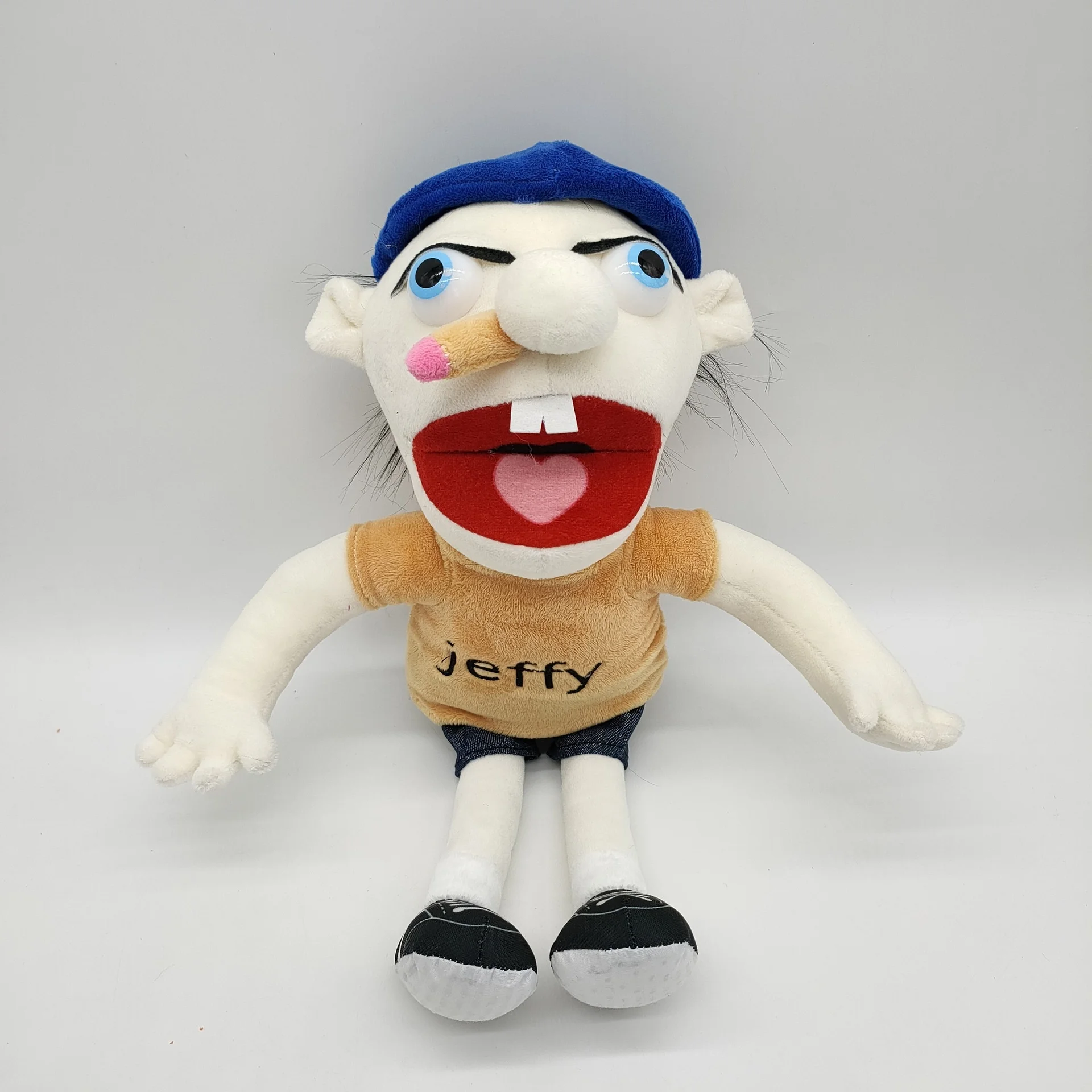 38cm New Cartoon Jeffy Puppet Plush Toy Soft Stuffed Peluches Jeffy Dolls  From Sml Kids Boy Birthday Gift - AliExpress