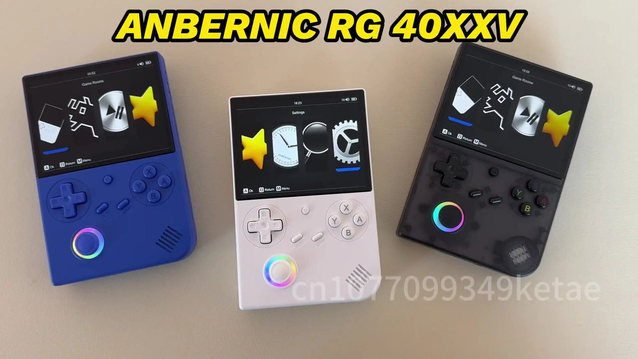 RG40XXV – Console De Jeux Portable 4.0