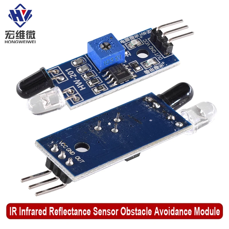 Sensor de refletância infravermelho ir, módulo para evitar obstáculos, sensor de rastreamento, módulo para arduino, diy, carro inteligente, robô