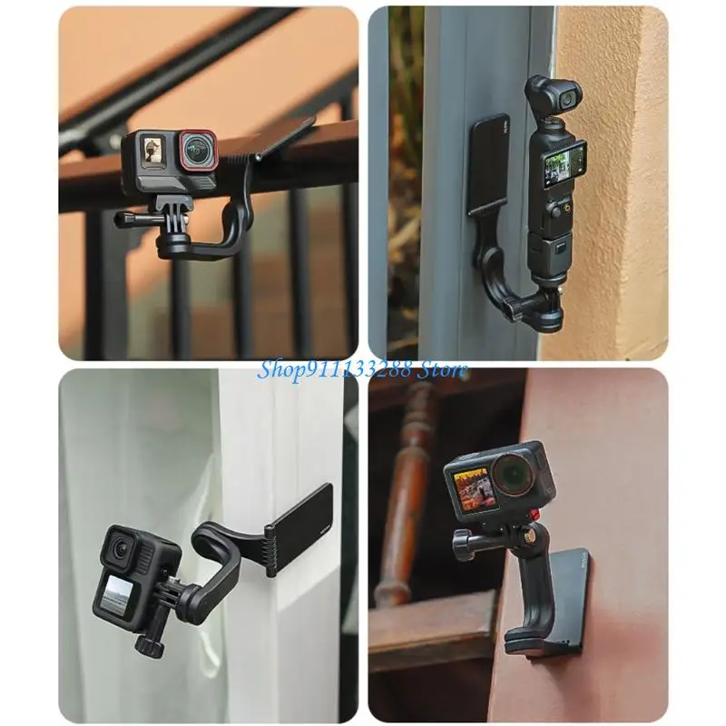 Support Universel pour Caméra Action 360° avec Ventouse et Aimants
