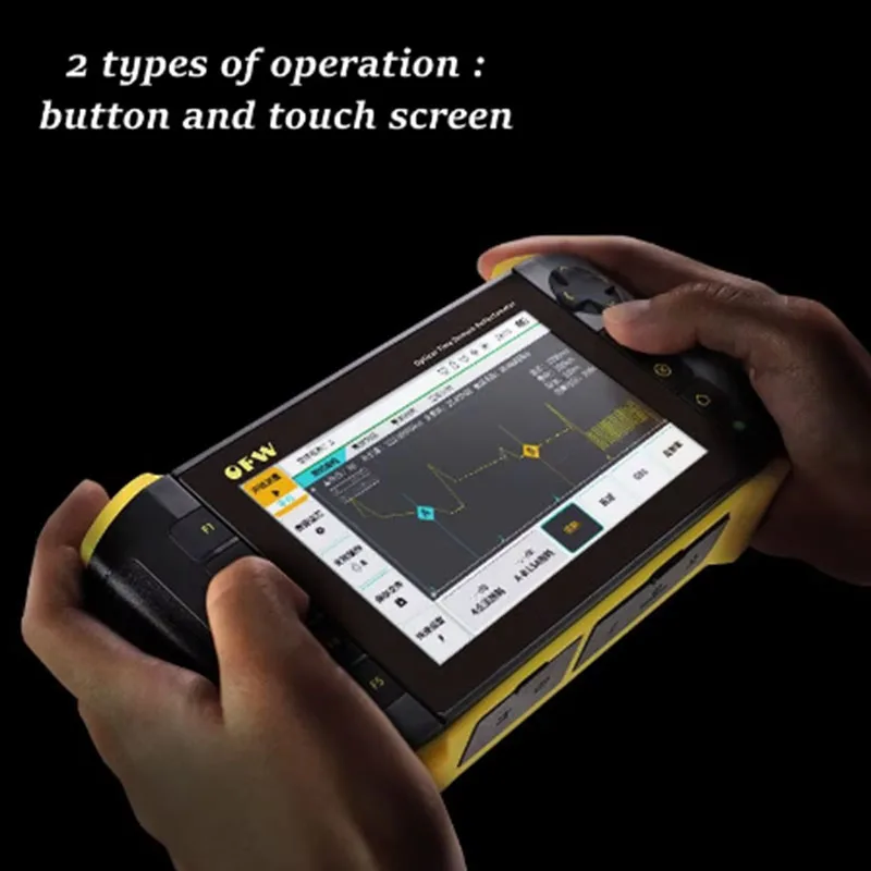 New OFW OTDR 1610nm 20dB Active Live Fiber Tester Optical Reflector Reflectometer Touch Screen OPM VFL iOLA