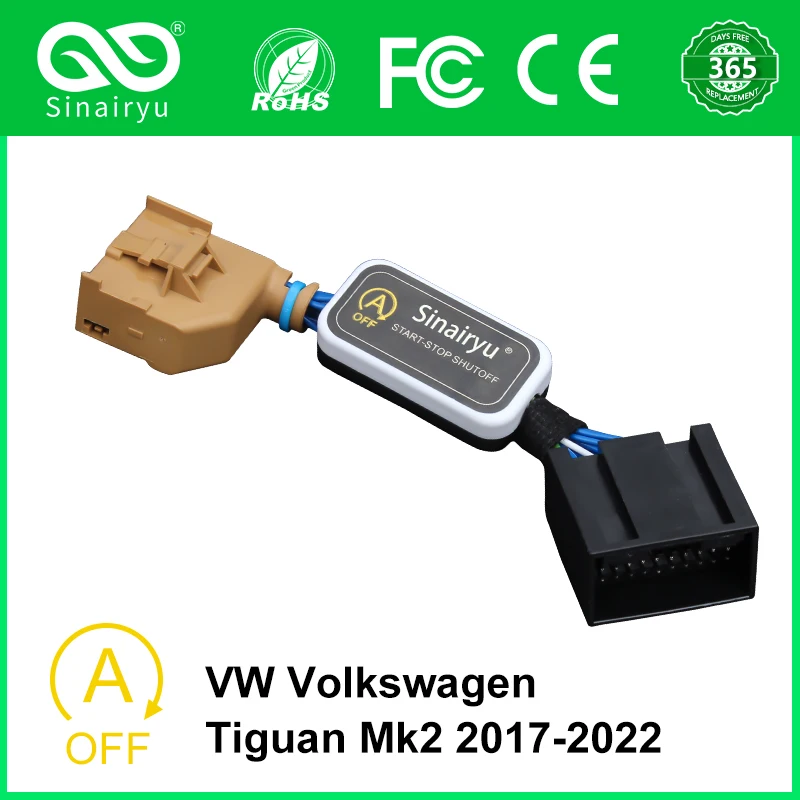 

For VW Volkswagen Tiguan Mk2 2017-2022 Car Auto Stop Canceller Automatic Stop Start Engine Eliminator Device Disable Plug Cable