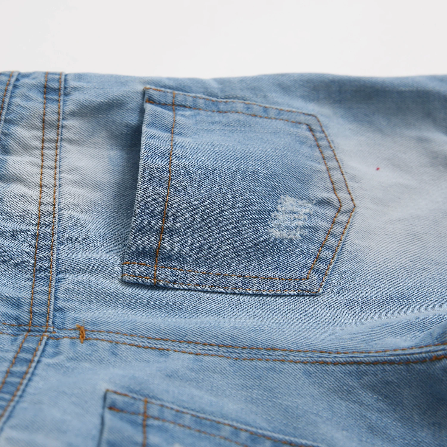 KIDSCOOL SPACE Baby Boy Jean Overalls,Toddler Summer Denim Shortall,Blue