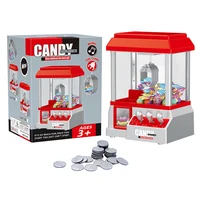 Portable Candy Grabber Machine Coin Operated Plastic Arcade Claw Machine Party Supplies Battery Powered Entertainment Funny Toys 1