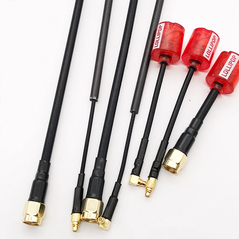 Description Picture 5 of itemNew Micro Lollipop 5 RHCP 5.8G FPV Antenna High Gain 2.8Dbi SMA/RP-SMA/MMCX/UFL Antenna For RC Drone Transmitter Receiver Part