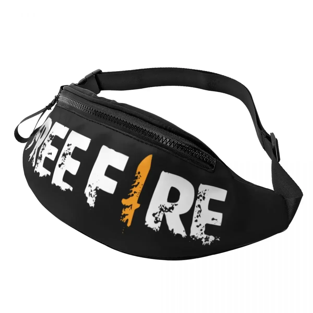 

Free Fire Waist Bag Merch For Man Woman Fashion Freefire Shooting Game Fanny Pack
