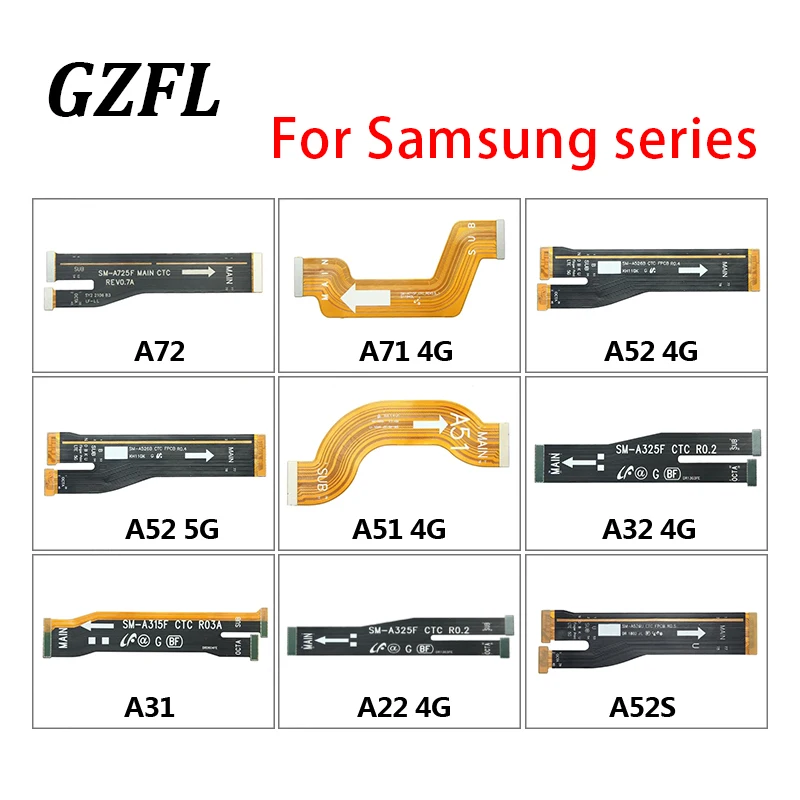 

Коннектор материнской платы гибкий кабель для Samsung Galaxy A7 A9 2018 A22 A31 A32 A51 A52 A52S A71 A72