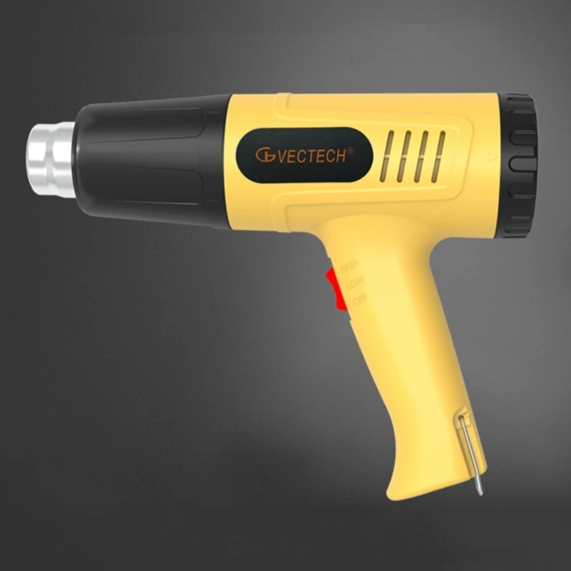 

2000W Electric Hot Air 220V Industrial Dual Wind Speed Temperature Controlled Building Hair Dryer Heat Dropship