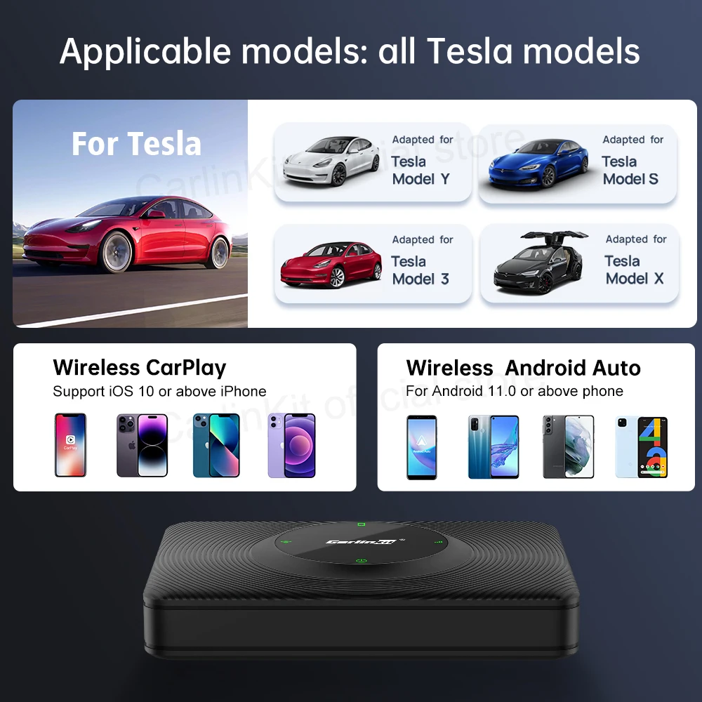 CarlinKit 4.0 ׽ ׷̵  CarPlay  ȵ̵ ڵ  3  Y X 5Ghz WiFi CarPlay Ai  Spotify Waze