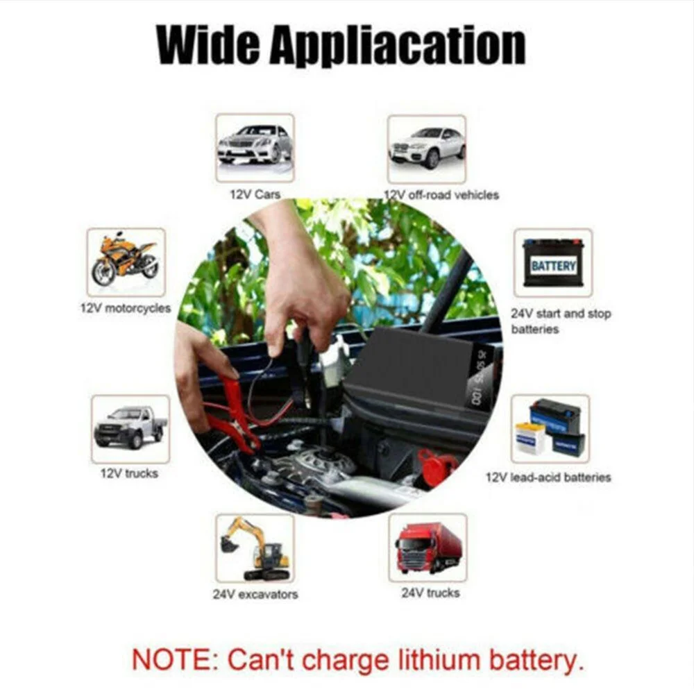 Car Jump Starter Auto Power Bank 10000mAh 12V Portable Car Battery Starter Booster Charger Emergency Battery Starting Device
