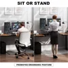 Adjustable Height Standing Desk Whole Piece 71x23 Inch Desktop Home Office Computer Workstation Sit Stand up Desk(71inch) 6