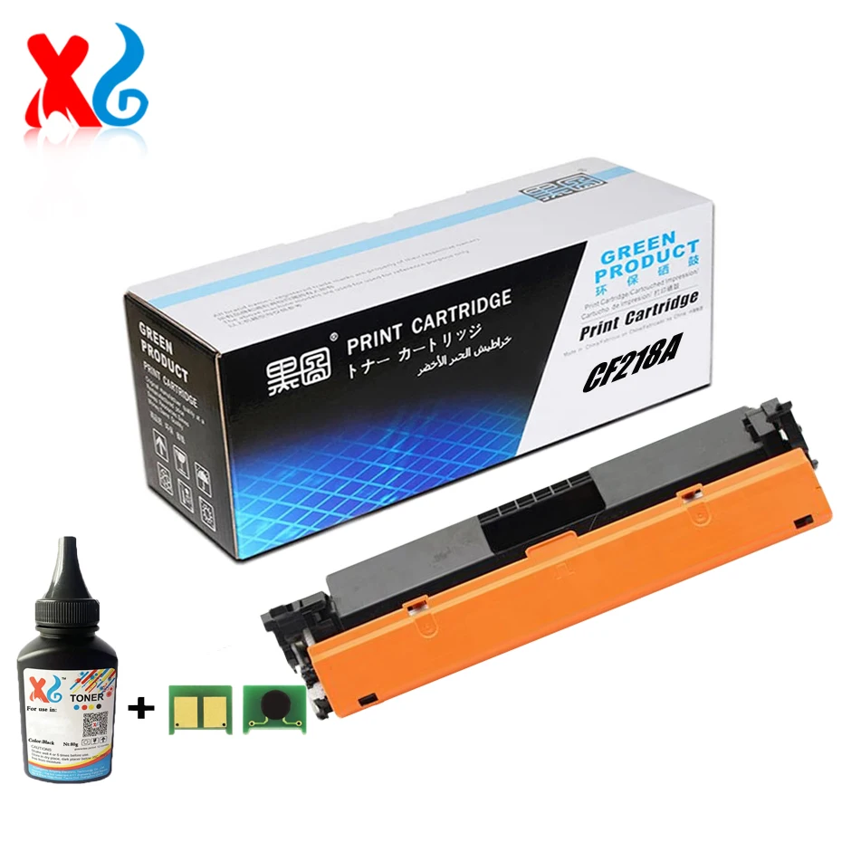 

CF218A картридж с тонером CF219A, барабан для HP LaserJet M104A M104w M132a M132nw M132fn M132fp M132fw BK 1,4 K с чипом 12k