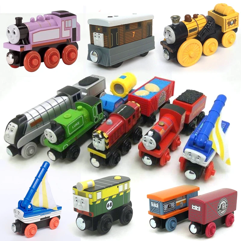 Thomas And Friends Wooden Railway Trains Set Connectable Cars