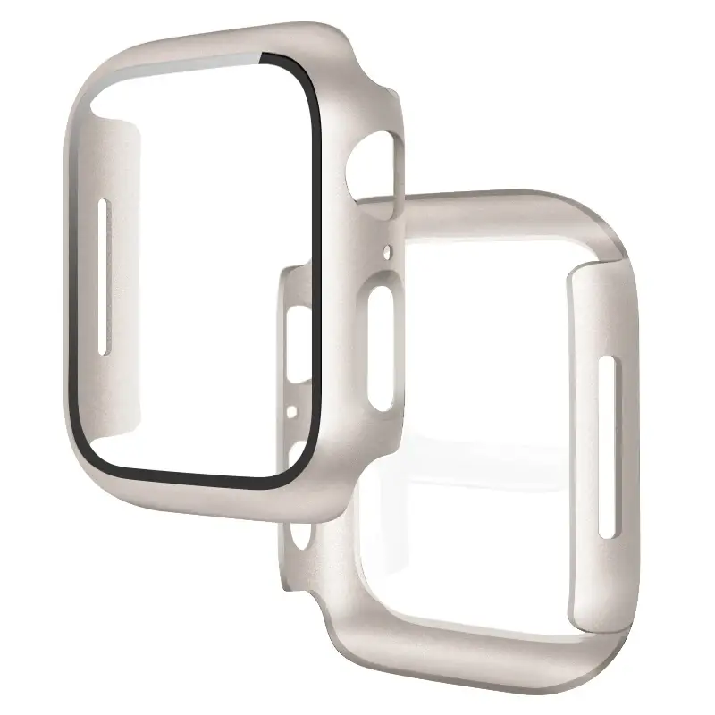 Tempered Glass+Cover For Apple Watch 11 10 9 8 7 46mm 42mm PC Bumper Screen Protector Case iWatch Series 7 6 5 4 SE3 44 40 45mm - Image 11