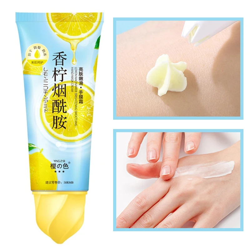 Ice Cream Hand Cream Moisturizing Hydrating Smoothing Repairing Dry Skin Whitening Nourish Brighten Anti-Cracking Hand Care 100g