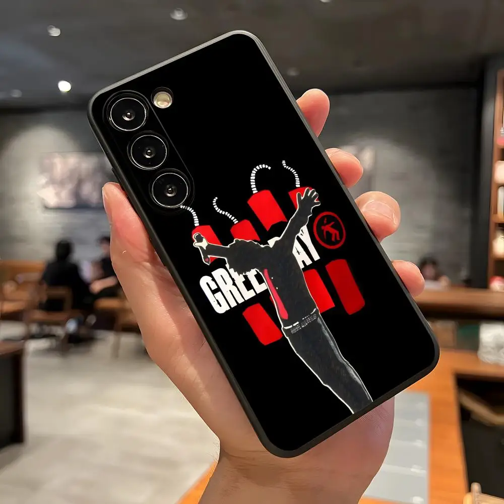 Green Day Band Black Soft Shell Phone Case