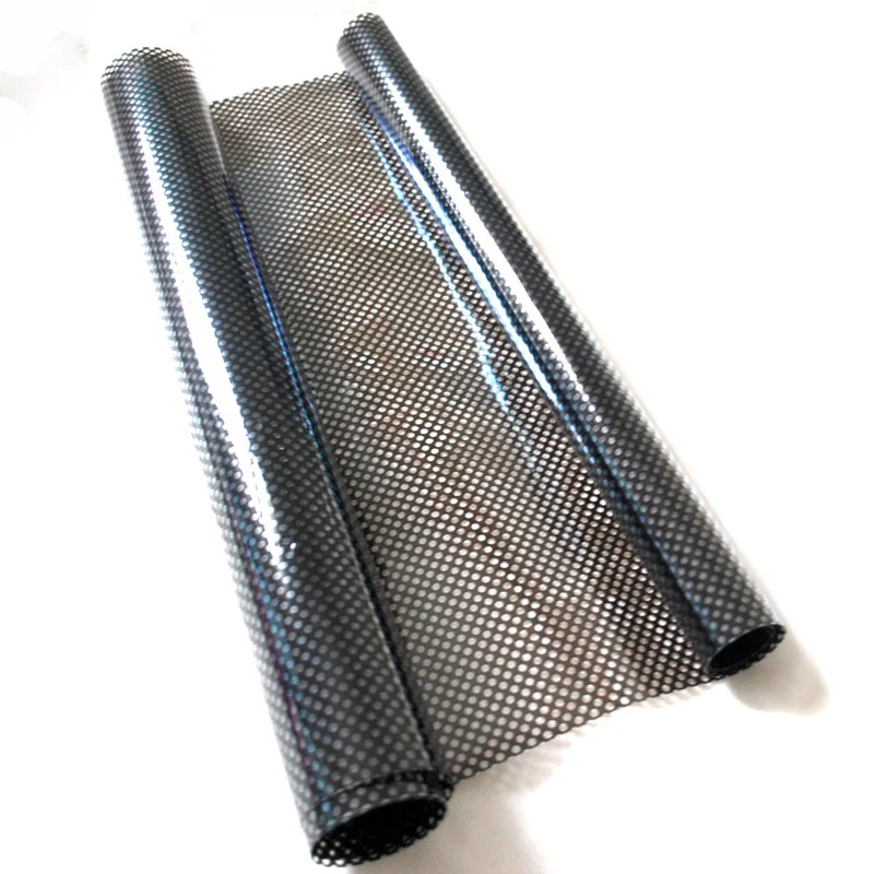 Self-adhesive Glass Window Sticker Mesh Film Black White Dotted Sunshade Anti-UV Privacy Window Stickers One Way Glass Film window privacy film window film window tint sticker adhesive vinyl film adhesive vinyl stickers