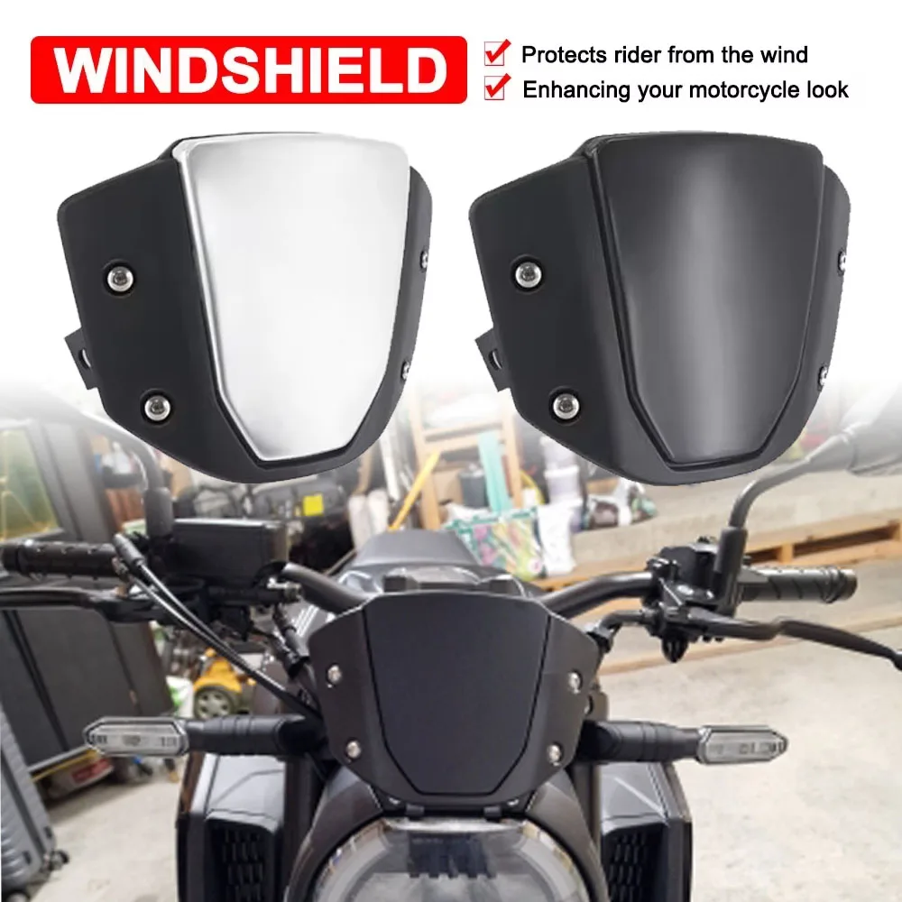 thumbnail image 2 of Sport Windshield Wind Deflector Visor Screen Bracket For Honda Cb1000r Cb 1000 R 2021 2022 2023 2024 2025 Motorcycle Windshield I513075654 2 of 10