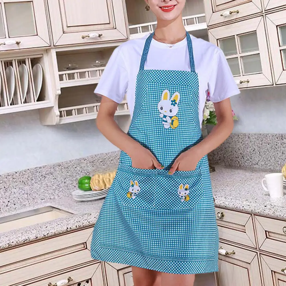 Women's Cartoon Rabbit Kitchen Apron 6