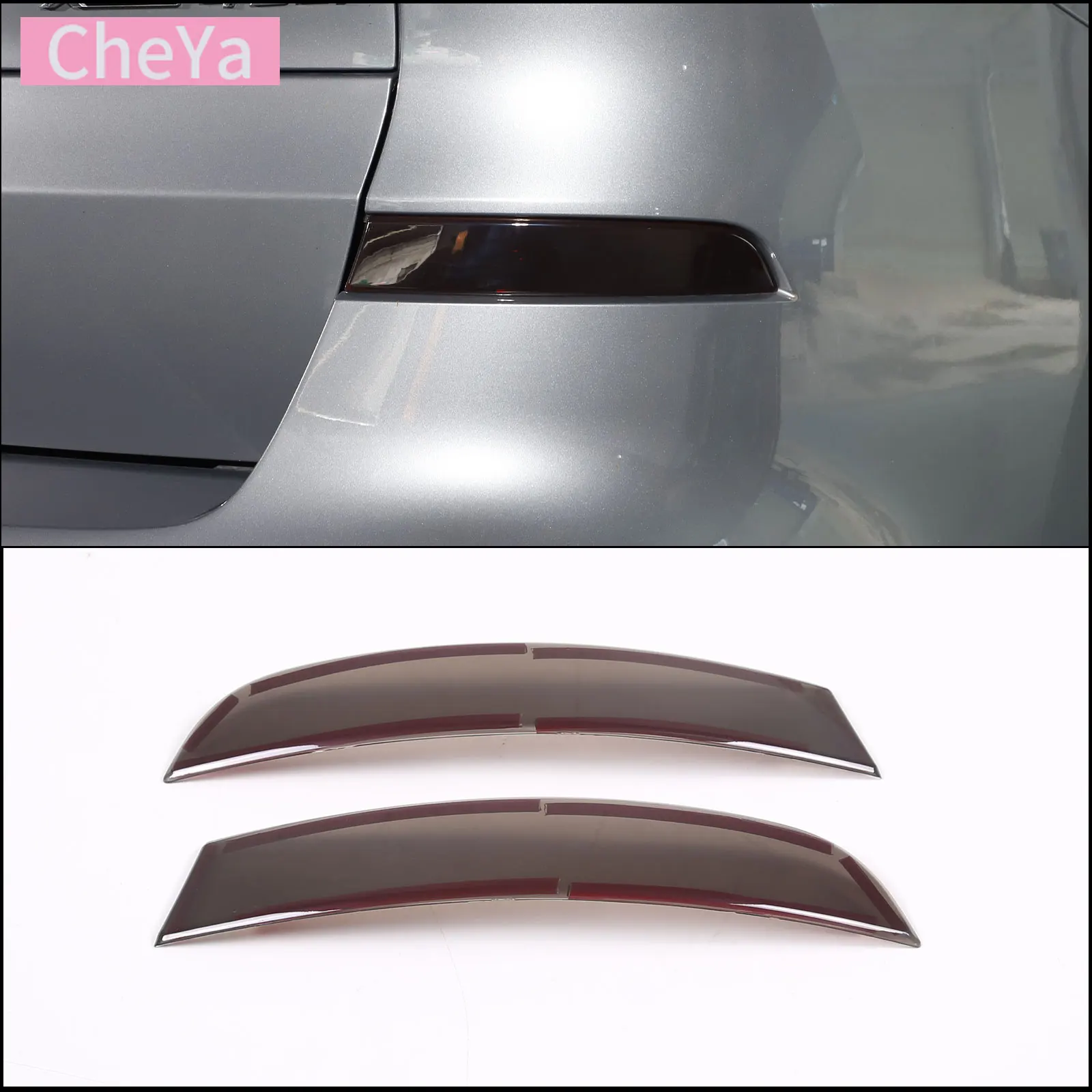 

ABS Car Rear Fog Lamp Cover Sticker for BMW X5 G05 2019 2020 2021 2022 Exterior Fog Light Modification Accessories