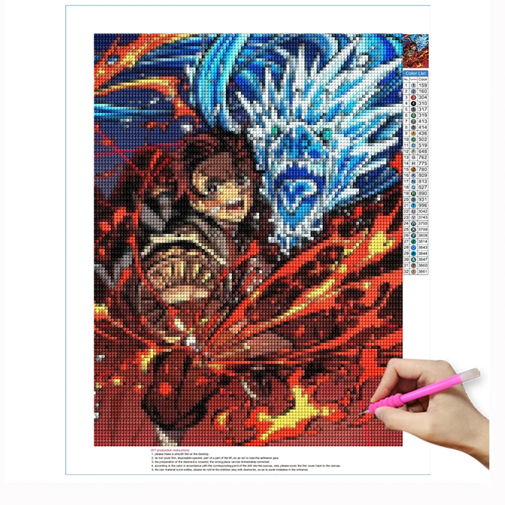 Demon Slayer Diamond Painting Kamado Tanjiro Kamado Nezuko