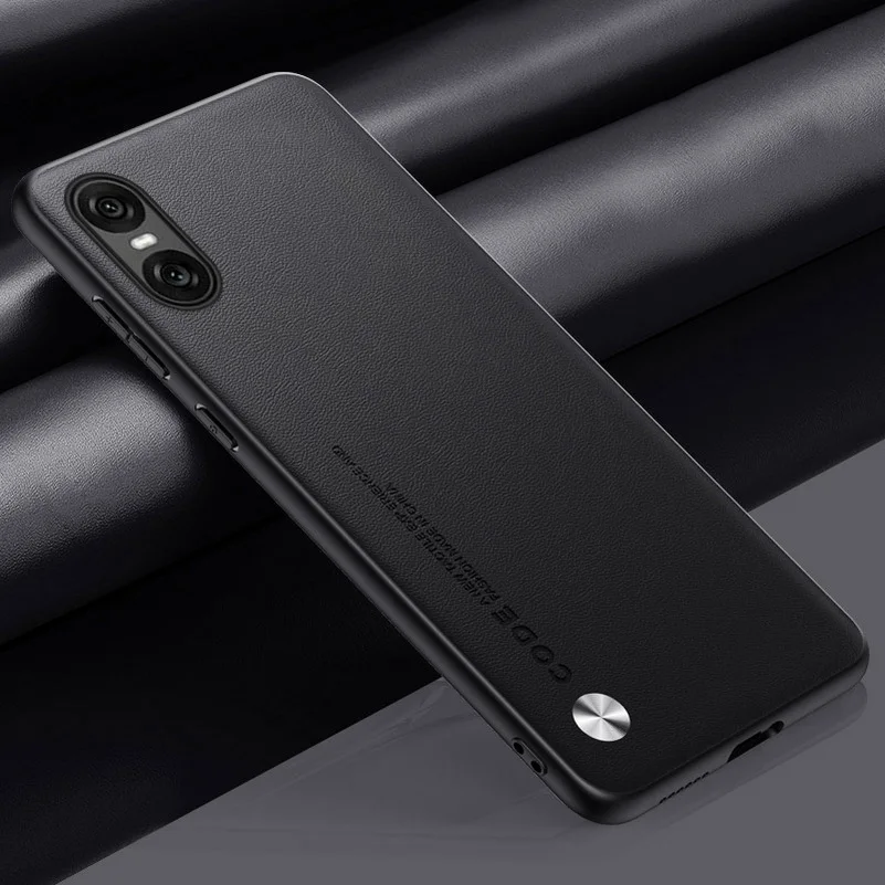 Luxurious PU Leather Hybrid Hard Phone Cover with Soft TPU Interior