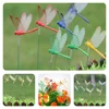 24pcs Dragonfly Ornaments Garden Dragonfly Garden Decoration Yard Dragonfly Stake Party Supplies 4