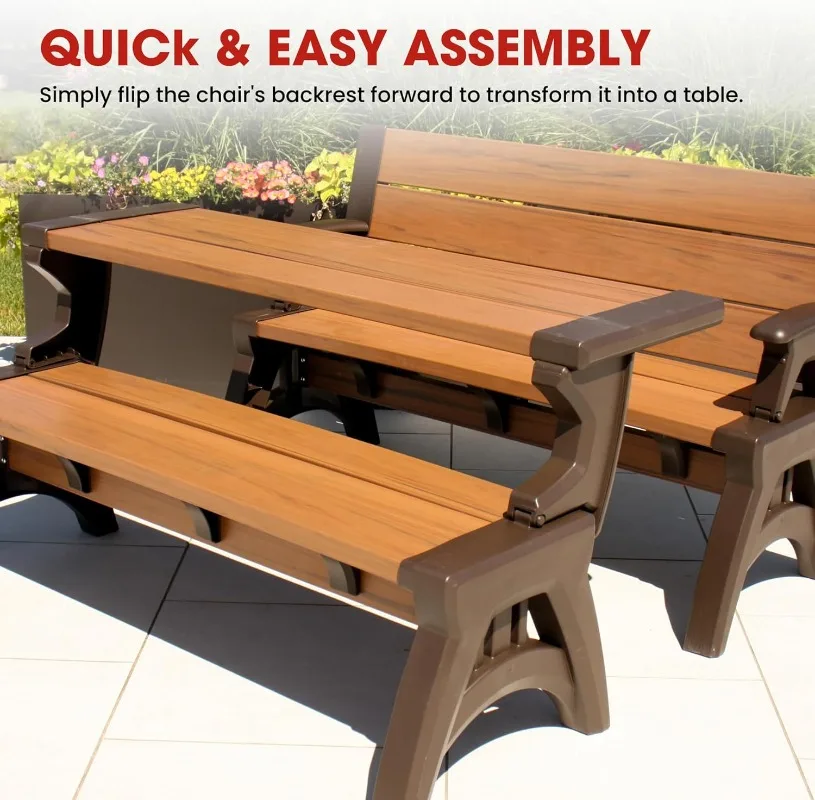 Convertible Bench Picnic Table 4
