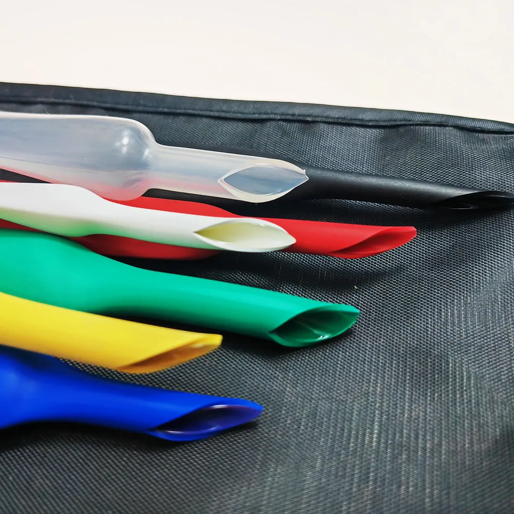 Tube Thermorétractable Avec Colle, 1/5/10/25/50/100M, 4:1, Double Paroi, Diamètre 4 6 8 12 16 20 24 40 52 72mm, Enveloppe Doublée D'adhésif