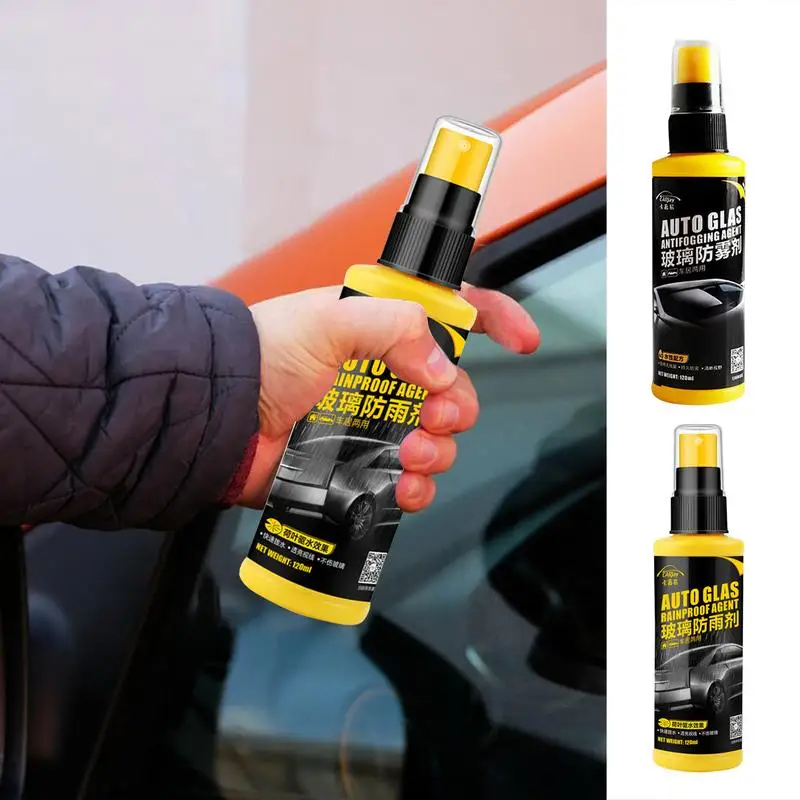 120ml Anti Fog Spray For Windshield Instant Glass Cleaner Spray Automotive Car Window Anti Antifogging Liquid Water Repellent антифог arena instant anti fog spray