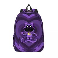 CatNap Smiling Critters Backpack for Boy Girl Kids Student School Bookbag Cartoon Cute Daypack Preschool Kindergarten Bag Sports 1