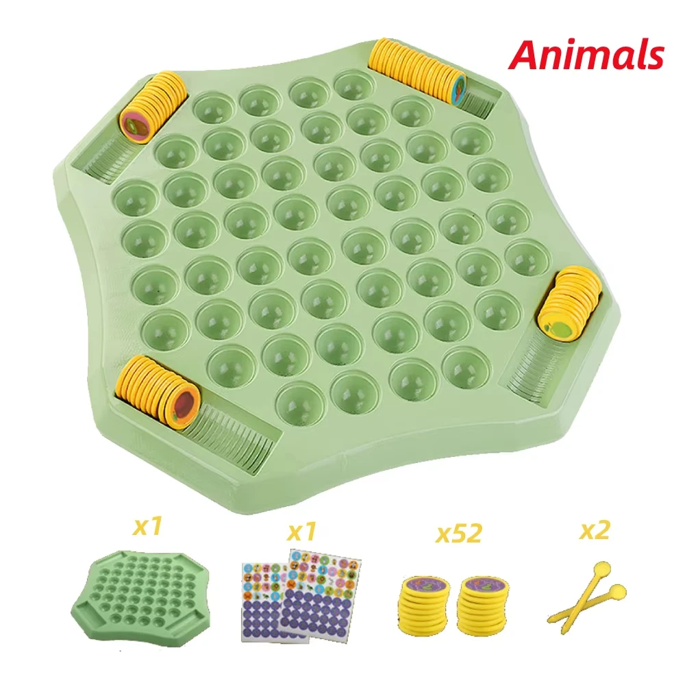Animal Flip Chess Fun Memory Game Діти Matching Puzzle Батьки-дитина Інтерактивні смішні сімейні вечірки Настільні ігри Іграшки для подорожей