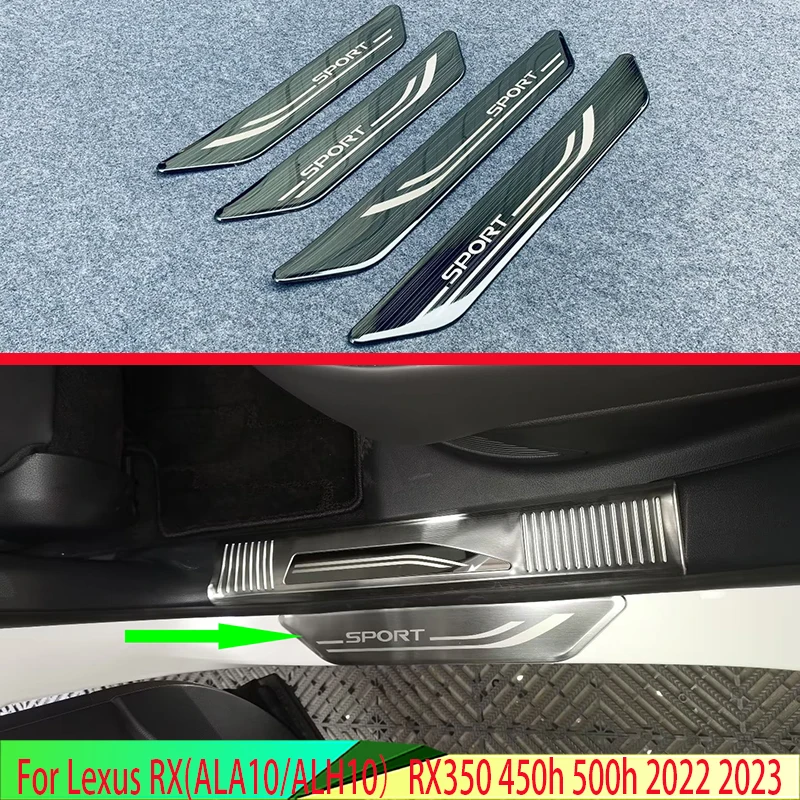 For Lexus RX(ALA10/ALH10）RX350 450h 500h 2022 2023 Stainless Steel