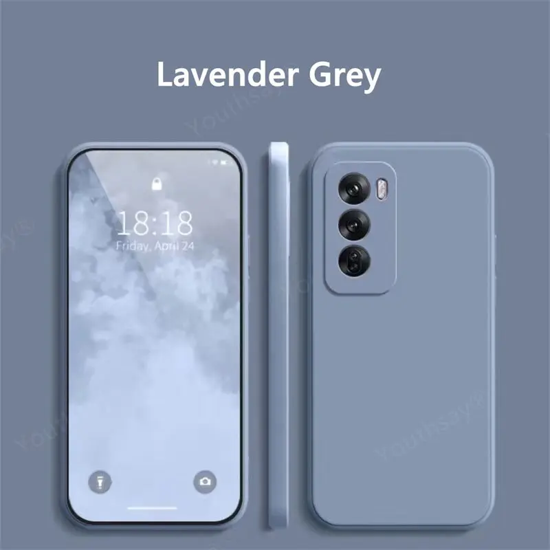 Für OPPO Reno 12 Fall Abdeckung OPPO Reno 12 Pro Fundas Coque Original Flüssigkeit Silikon Weiche TPU Telefon Stoßstange Für OPPO Reno 12 5G – Detail 9