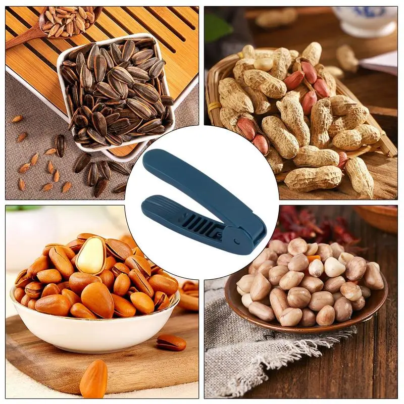 Peanut Shell Opener Stainless Steel Nut Cracker Melon Seeds Plier Pine Nuts Peeling  Tool Kitchen Gadgets