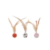 1/3Pcs Pet Cat Interactive Ball Toys Interactive Bouncy Balls with Feathers Indoor Cat Cat Toys Deplete Cat's Excess Energy 6