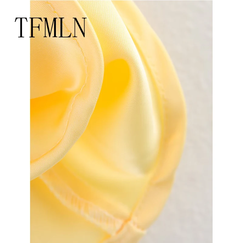 TFMLN 2025 Women Sexy Halter Top Spring Summer Sexy Backless High Street Waistcoat Female Fashion Solid Elegant Halter Neck Tops